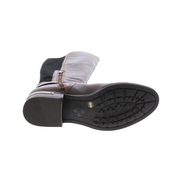 VINCE CAMUTO MAHOGANY LEATHER RIDING BOOTS NWT SZ 7.5 - Picture 6 of 10